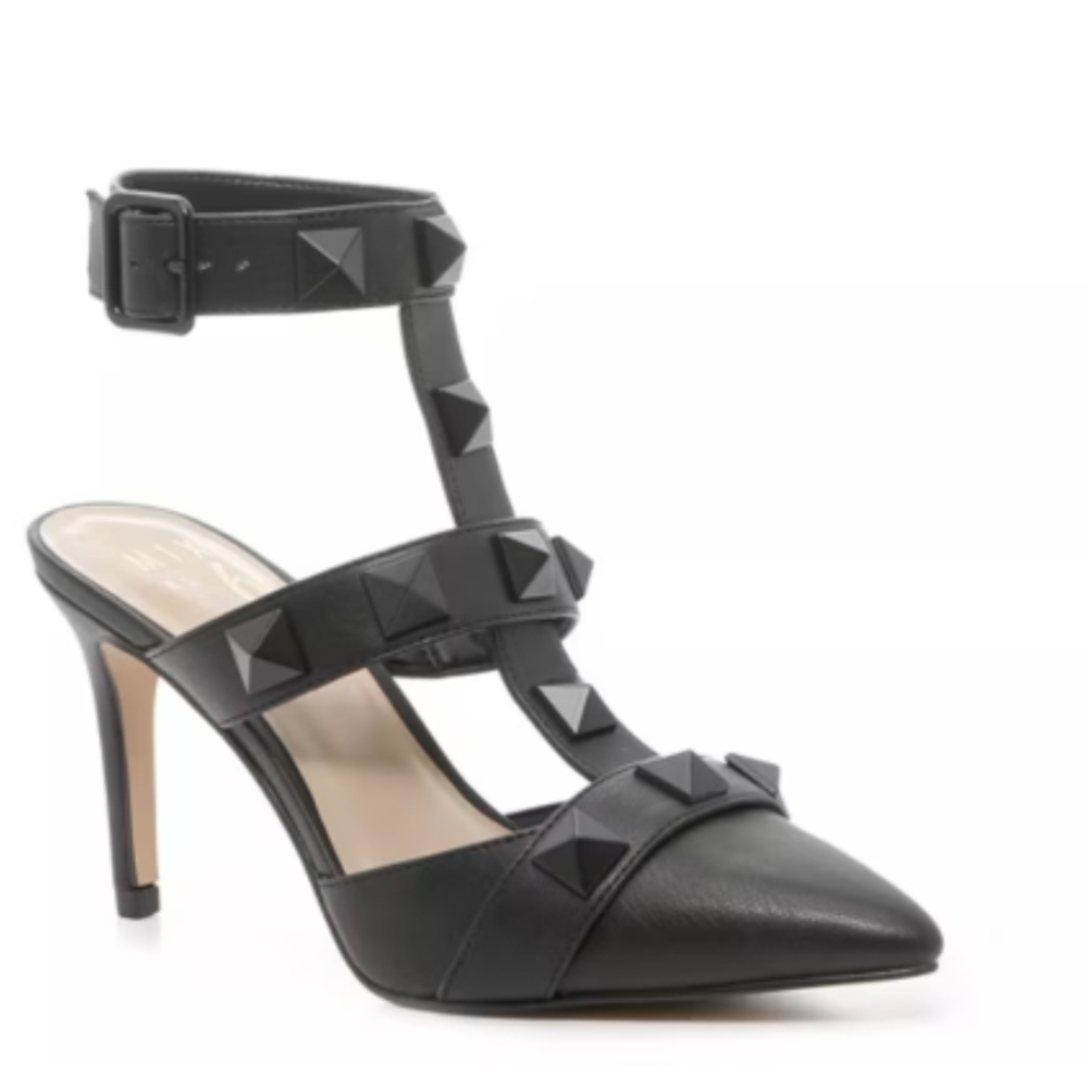 Mix No. 6 Black Rock Stud Heels